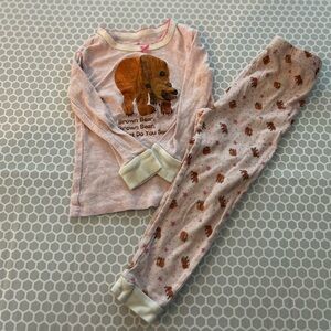 Eric Carle Girl Pink w Bears Theme PJ Set

Size 3T